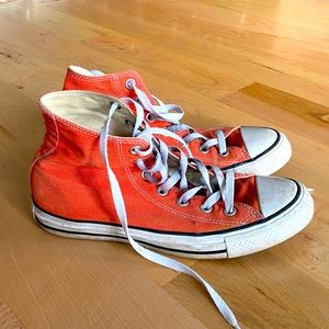 Orange converse